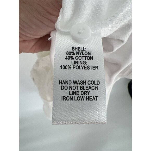 Lulus Womens Size XS Say Yes White Lace Off-the-Shoulder Mermaid Long Gown New - Picture 10 of 11